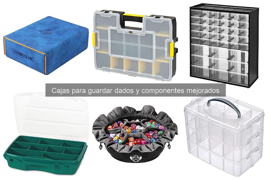 Ofertas y precios de cajas para guardar dados y componentes