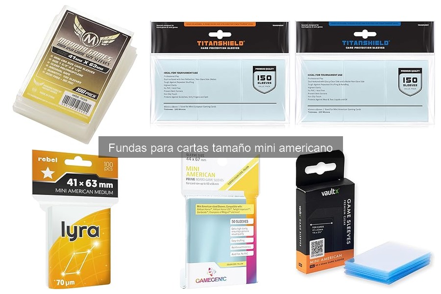 Ofertas y Precios de Fundas para Cartas Mini Americano