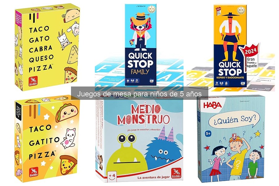 Opiniones de Padres sobre Juegos de Mesa para Niños de 5 Años
