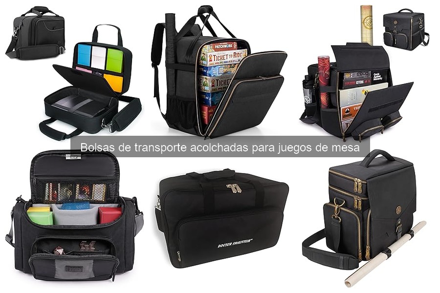 Opiniones sobre bolsas de transporte acolchadas para juegos de mesa