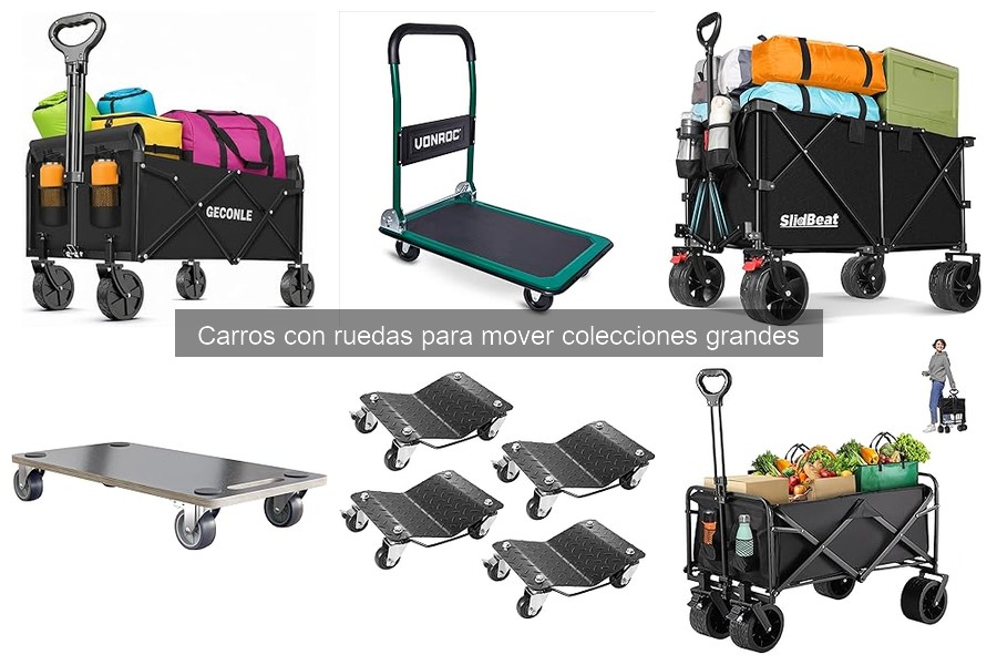 Opiniones sobre carros con ruedas para colecciones