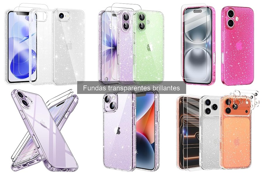 Opiniones sobre fundas transparentes brillantes para iPhone
