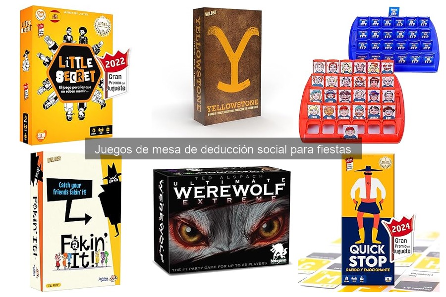 Opiniones sobre juegos de deducción social para fiestas
