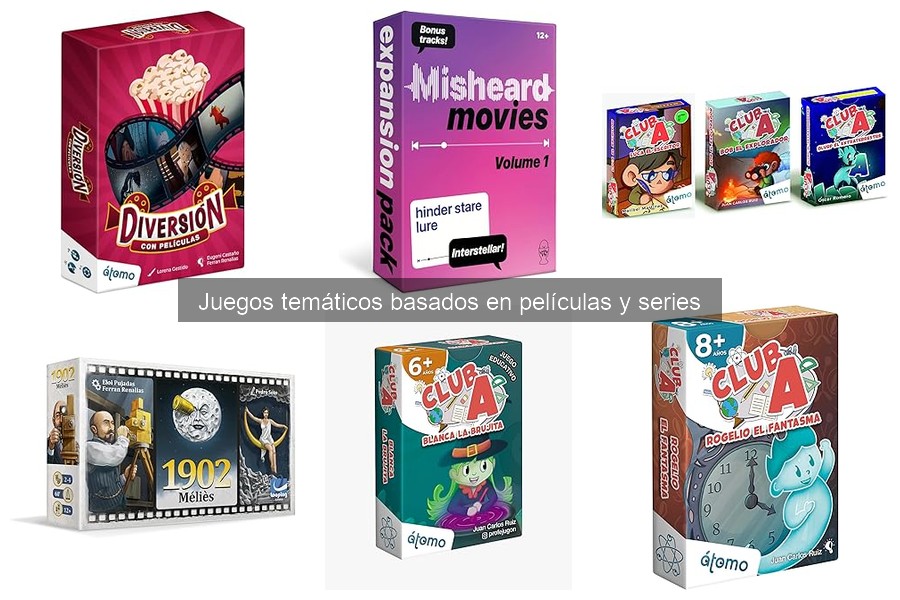 Opiniones sobre juegos de mesa basados en películas populares
