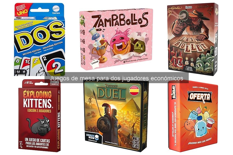 Opiniones sobre Juegos de Mesa Económicos para 2 Jugadores