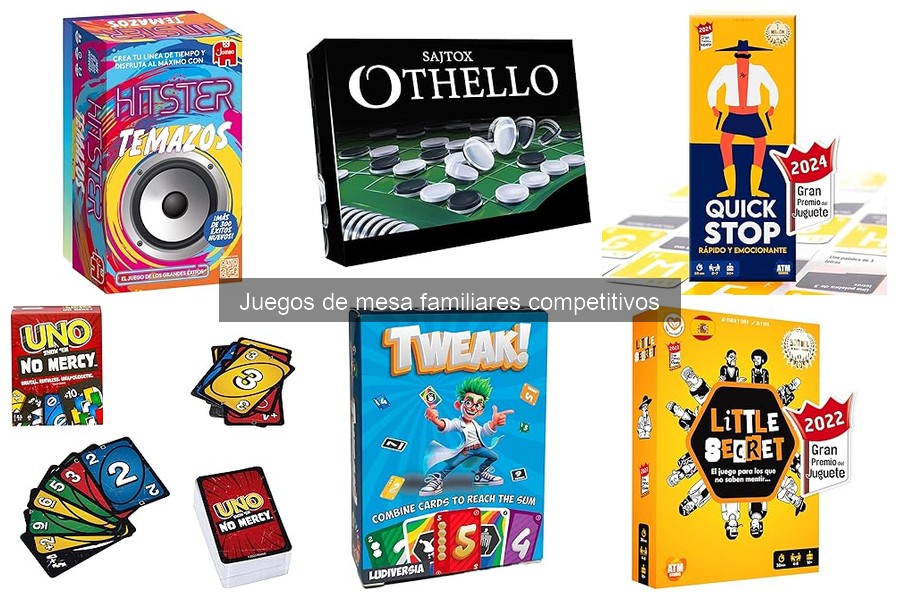 Opiniones sobre Juegos de Mesa Familiares Competitivos