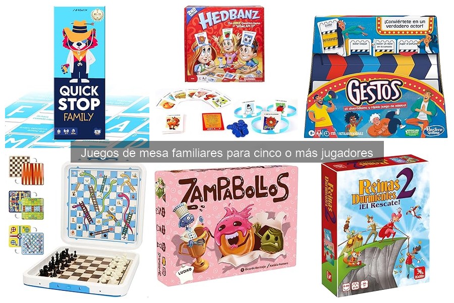 Opiniones sobre Juegos de Mesa Familiares para 5 o Más Jugadores