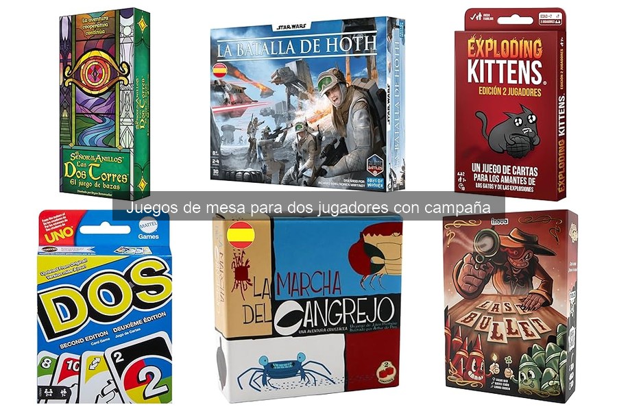 Opiniones sobre juegos de mesa para dos con campaña