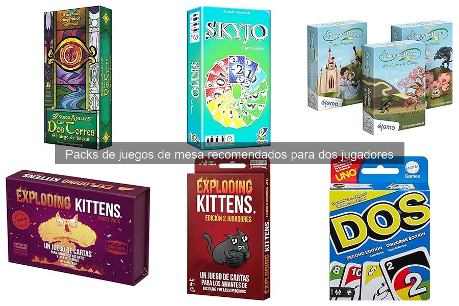 Opiniones sobre packs de juegos de mesa para dos jugadores