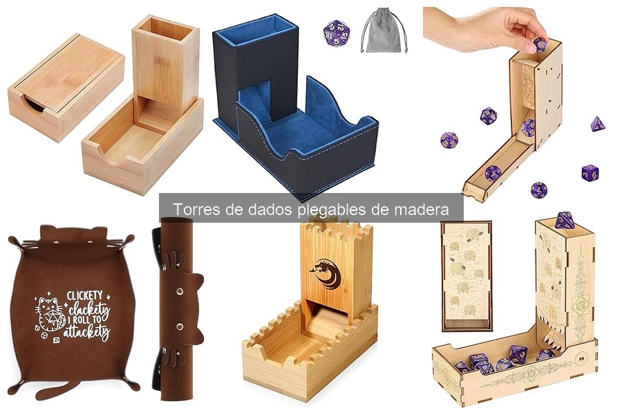 Opiniones sobre Torres de Dados de Madera Plegables