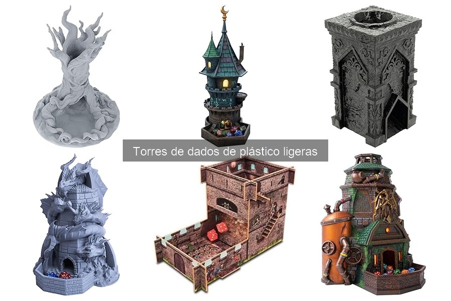 Opiniones sobre Torres de Dados de Plástico Ligeras