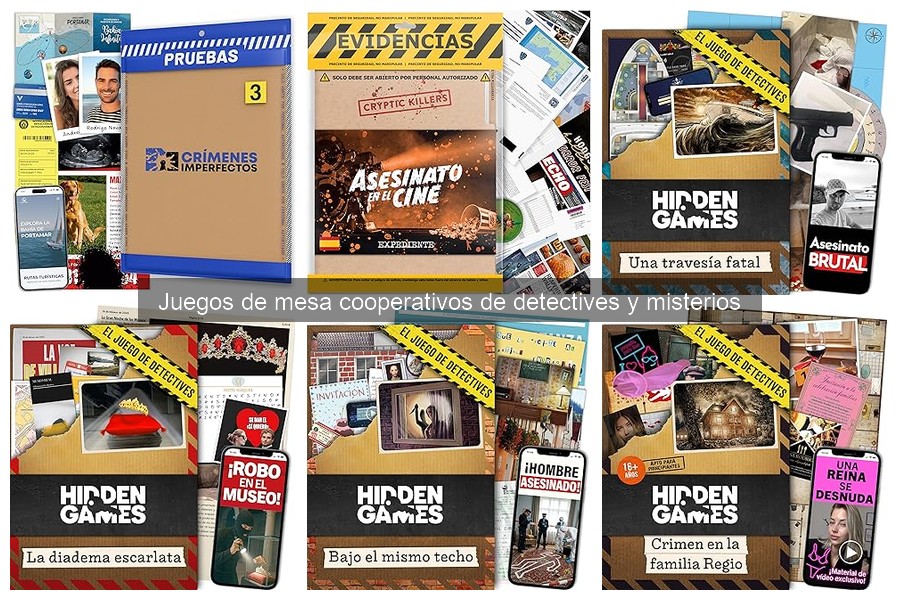 Organiza una Noche de Juego con Juegos Cooperativos de Detectives