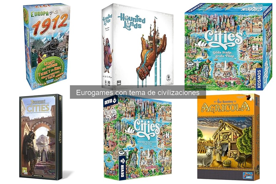 Organiza una noche de juegos con eurogames de civilizaciones