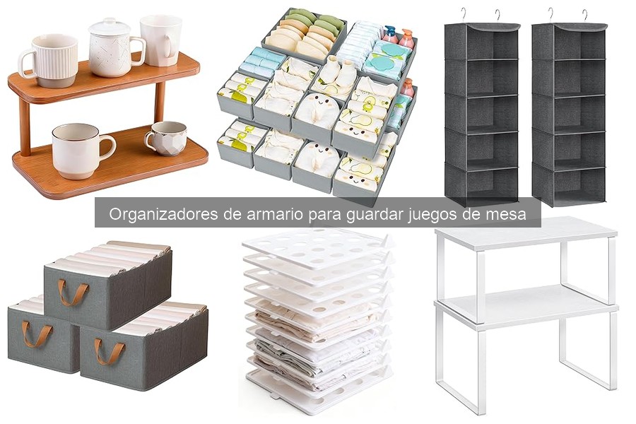 Organizadores de armario para juegos de mesa: ¿qué son?