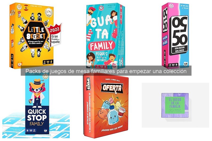 Packs de Juegos de Mesa Familiares: ¿Qué Son y Sus Beneficios?