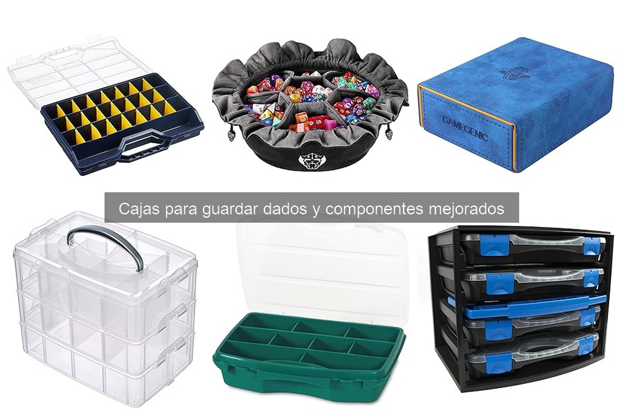 Personaliza tu caja para dados y componentes fácilmente