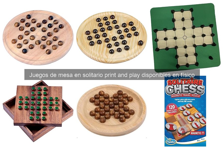 Personaliza tus juegos de mesa en solitario print and play
