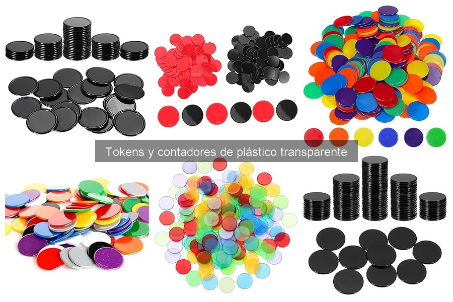 Personaliza tus tokens y contadores de plástico transparente