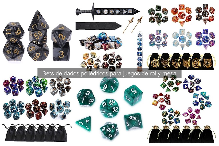 Precios promedio de sets de dados poliédricos para juegos