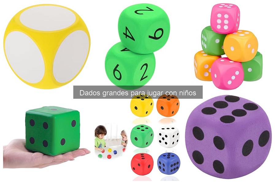 Problemas comunes al usar dados grandes con niños