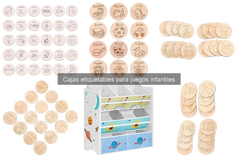 Problemas comunes con cajas etiquetables infantiles y soluciones