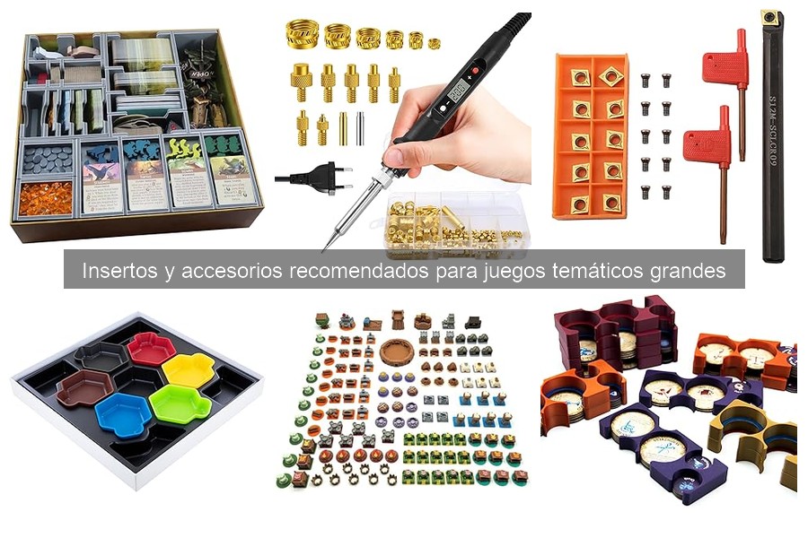 Problemas comunes con insertos en juegos de mesa y soluciones