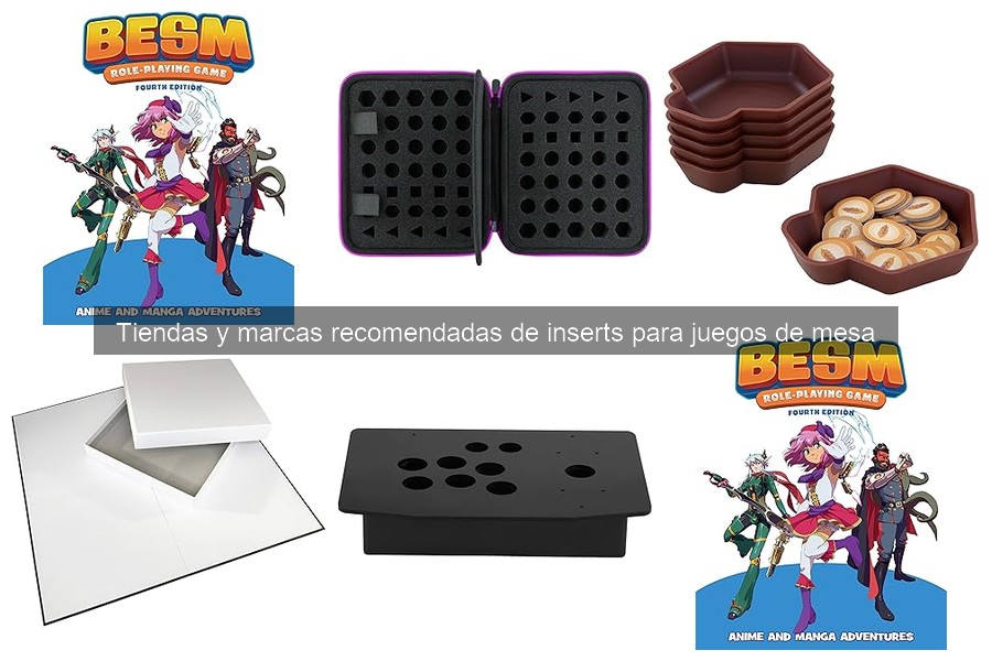 Problemas comunes con inserts para juegos de mesa