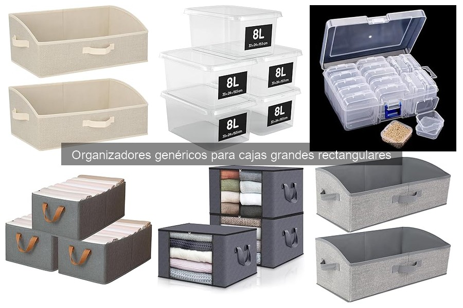 Problemas comunes con organizadores de cajas grandes y soluciones