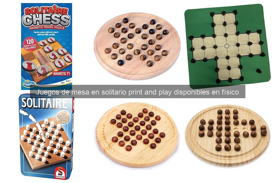 Problemas Comunes en Juegos de Mesa en Solitario Print and Play