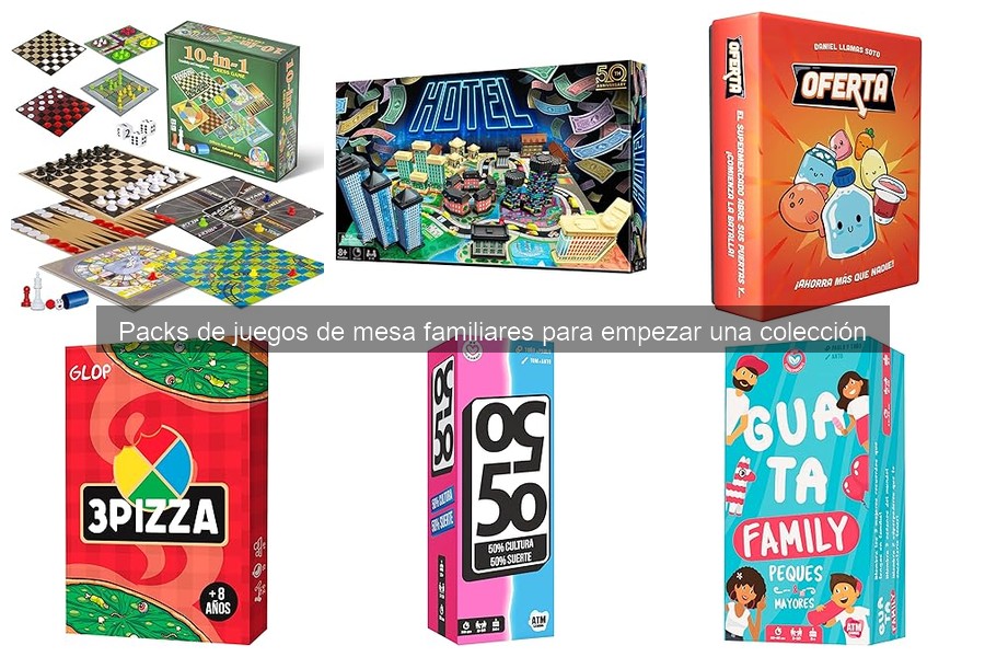 Problemas comunes en packs de juegos de mesa familiares