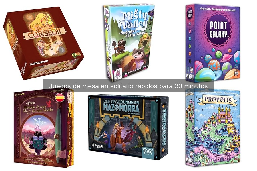 ¿Qué características buscar en juegos de mesa en solitario rápidos?