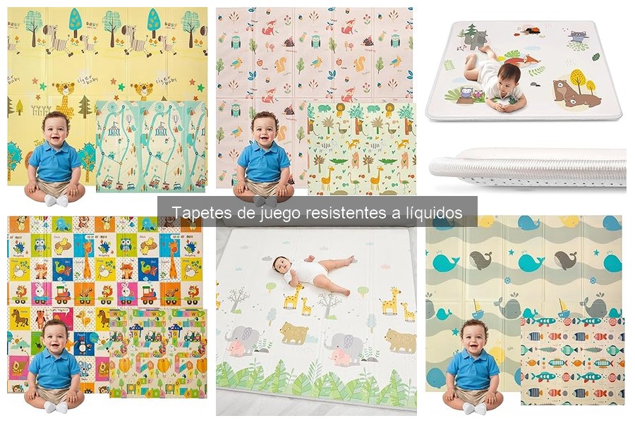 ¿Qué es un tapete de juego resistente a líquidos?
