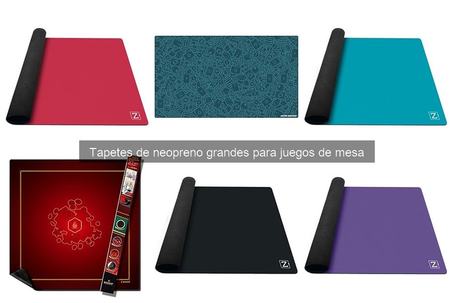 ¿Qué es un tapete de neopreno para juegos de mesa?