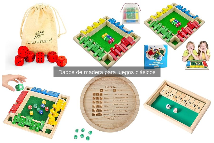 ¿Qué Madera Es Mejor Para Dados de Juegos Clásicos?
