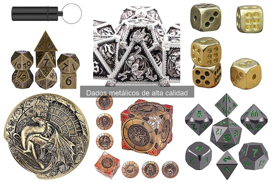 ¿Qué son los dados metálicos de alta calidad?