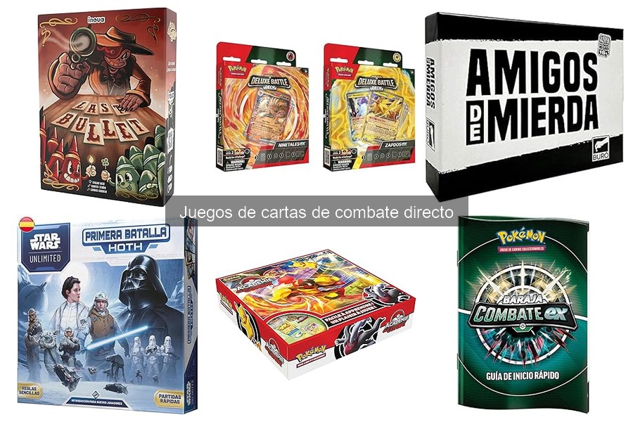 Qué son los juegos de cartas de combate directo: guía esencial