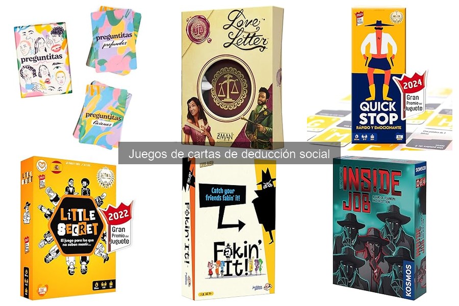 ¿Qué son los juegos de cartas de deducción social?