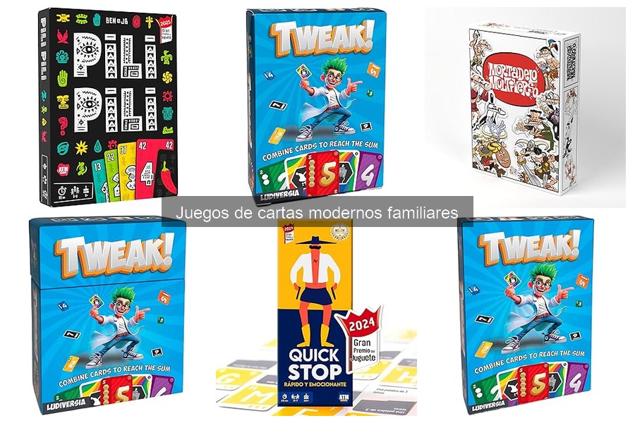 ¿Qué son los juegos de cartas modernos familiares?