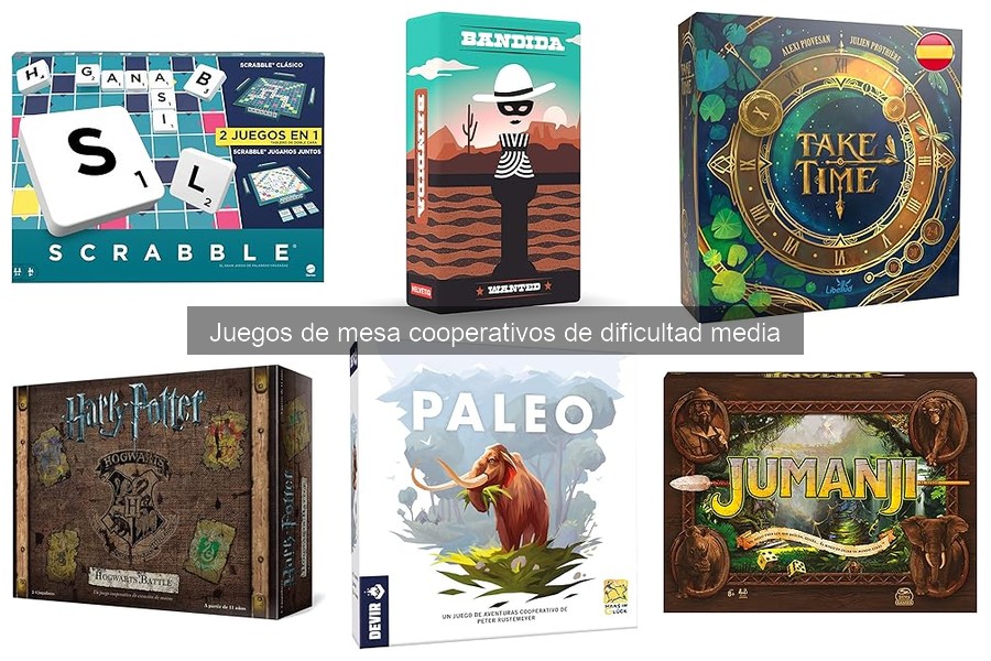 ¿Qué son los juegos de mesa cooperativos de dificultad media?