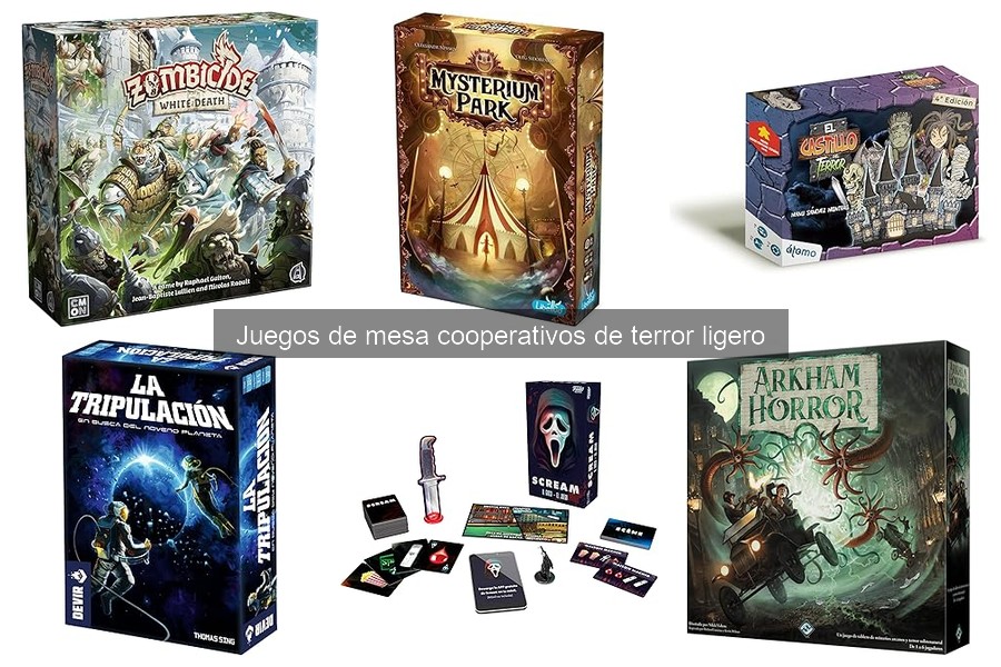¿Qué son los juegos de mesa cooperativos de terror ligero?