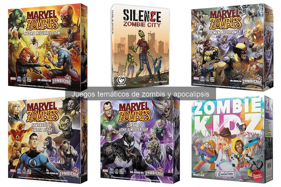 ¿Qué son los juegos de mesa de zombis y apocalipsis?