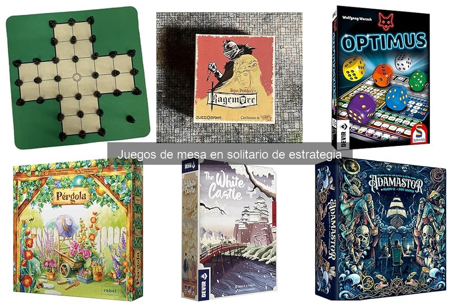 ¿Qué son los juegos de mesa en solitario de estrategia?