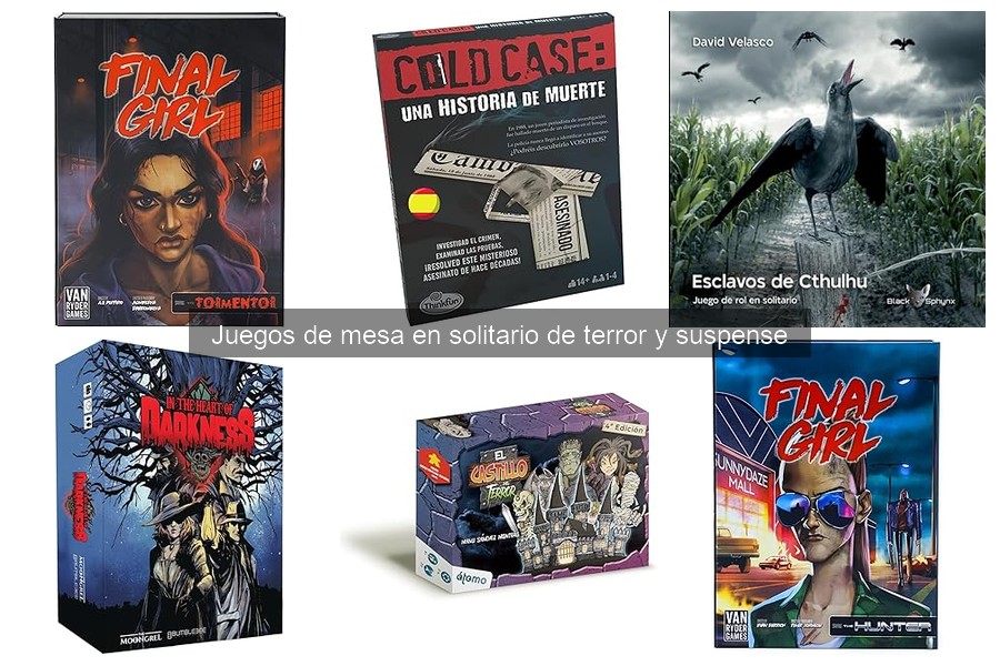 ¿Qué son los juegos de mesa en solitario de terror?