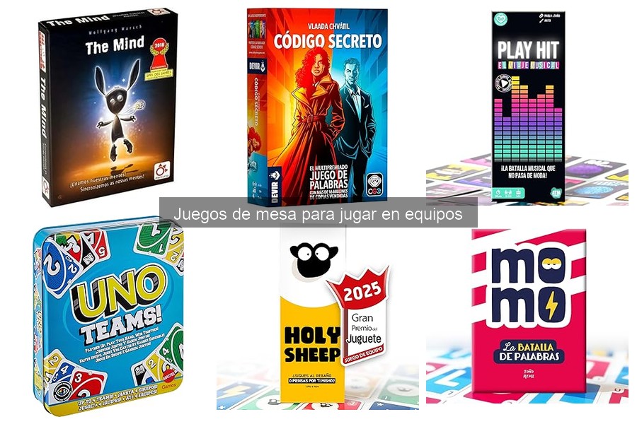 ¿Qué son los juegos de mesa para jugar en equipos?