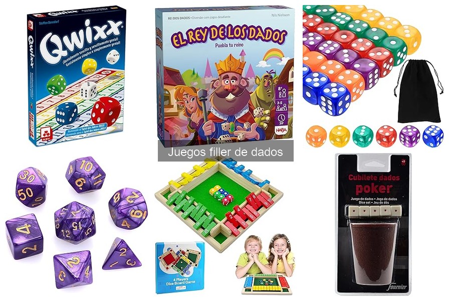 ¿Qué son los juegos filler de dados? Características y Popularidad