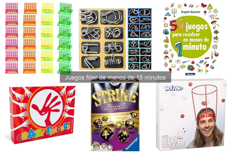 ¿Qué son los juegos filler? Descubre sus características