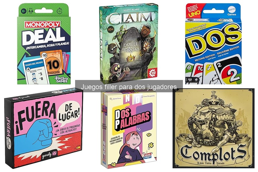 Qué son los juegos filler para dos jugadores: guía completa