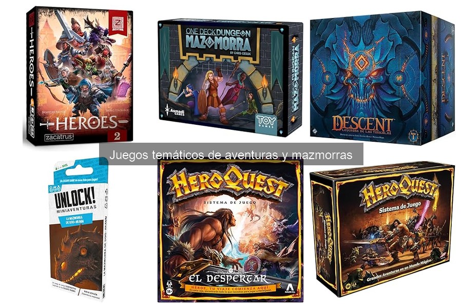 ¿Qué son los juegos temáticos de aventuras y mazmorras?
