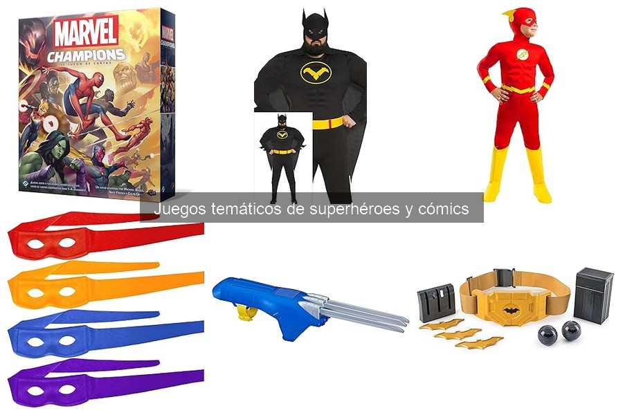 ¿Qué son los juegos temáticos de superhéroes?