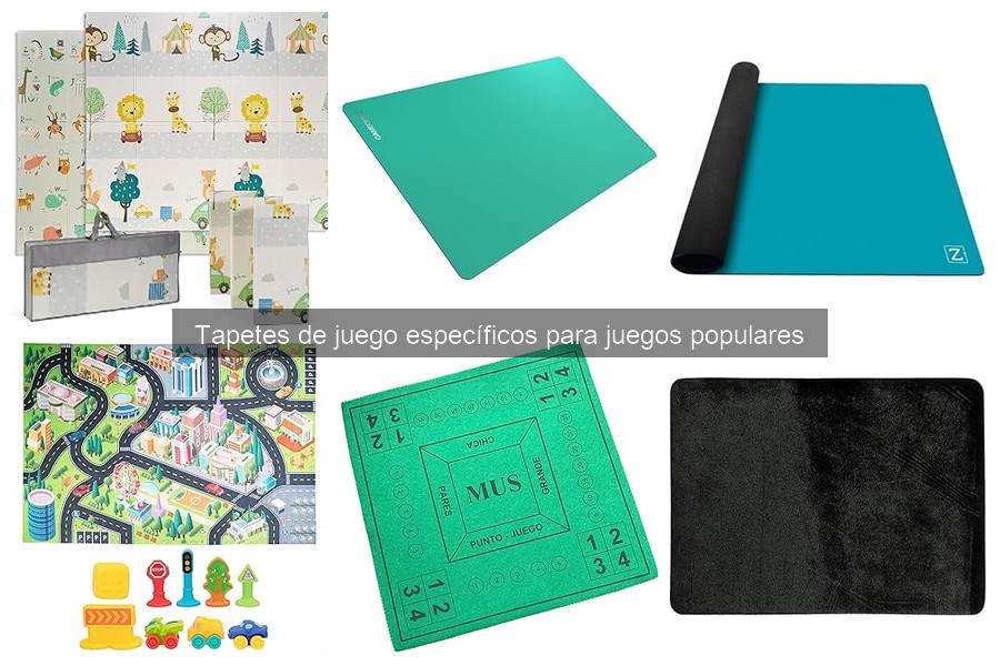 ¿Qué son los tapetes de juego y cómo mejoran tu experiencia?